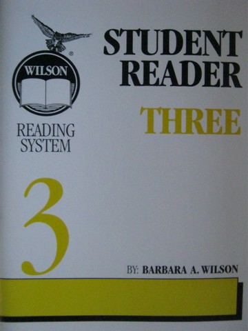 (image for) Wilson Reading System Student Reader 3 3rd Edition (P) by Wilson