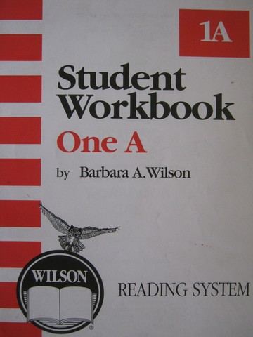 (image for) Wilson Reading System Student Workbook 1A 3e (P) by Wilson