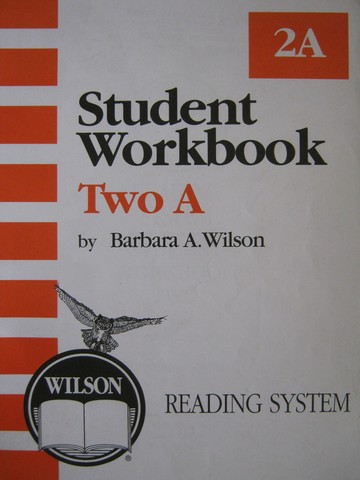 (image for) Wilson Reading System Student Workbook 2A 3e (P) by Wilson