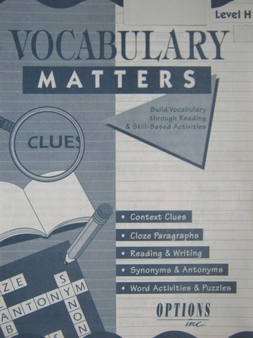 (image for) Vocabulary Matters Level H (P) by Patty Moynahan