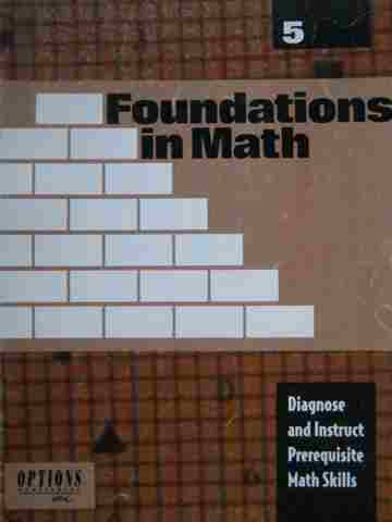 (image for) Foundations in Math 5 (P) by Dolores Emery & Bob Mitchell