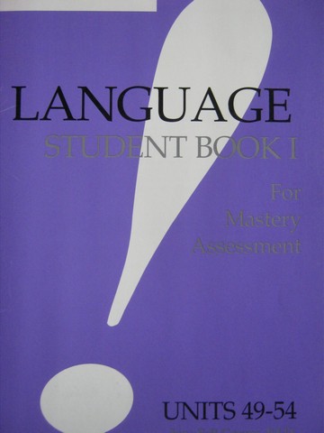 (image for) Language! Student Book I for Mastery Assessment (P) by Greene - Click Image to Close