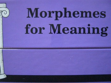 (image for) Language! Morphemes for Meaning (Box)