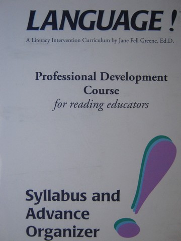 (image for) Language! 3rd Edition Syllabus & Advance Organizer (Binder)