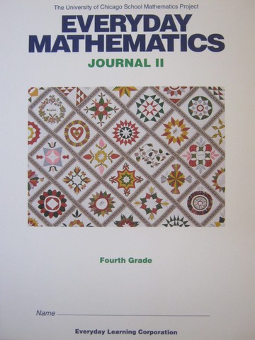 (image for) UCSMP Everyday Mathematics 4 Journal 2 (P)