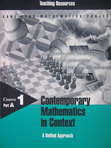 (image for) Contemporary Mathematics in Context Course 1 Part A TR (P)
