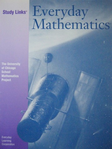(image for) UCSMP Everyday Mathematics 6 Study Links (P) by Bell, Balfanz,