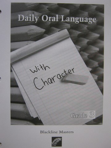 Daily Oral Language with Character 3 Blackline Masters (Pk)