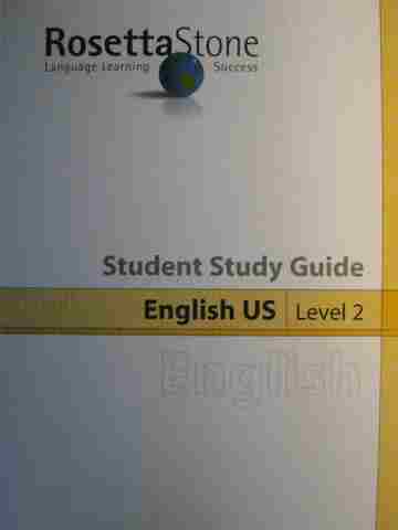 (image for) Rosetta Stone English US Level 2 Student Study Guide (P)
