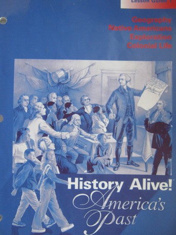 (image for) History Alive! America's Past Lesson Guide 1 (P) by Bower,