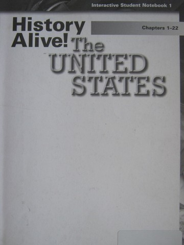 (image for) History Alive! The United States Interactive Notebook 1 (P)