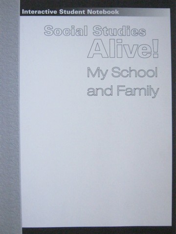 (image for) Social Studies Alive! My School & Family Interactive Notebook (P