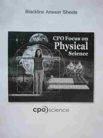 (image for) CPO Focus on Physical Science Blackline Answer Sheets (Pk)