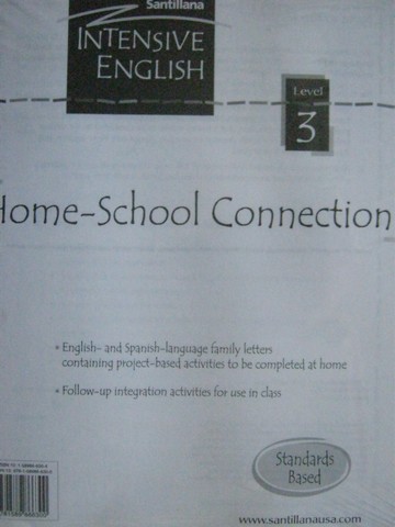 (image for) Intensive English 3 Home-School Connection (Pk)