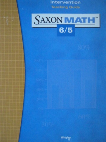 (image for) Saxon Math 6/5 3rd Edition Intervention TG (TE)(P) by Wrigley