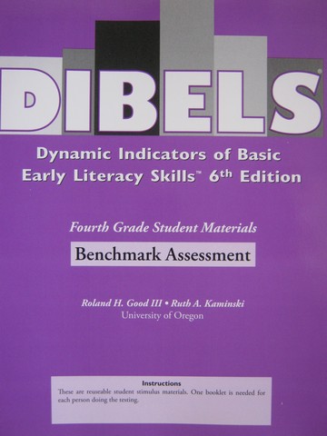 (image for) DIBELS 6th Edition 4 Benchmark Assessment (P) by Good III,