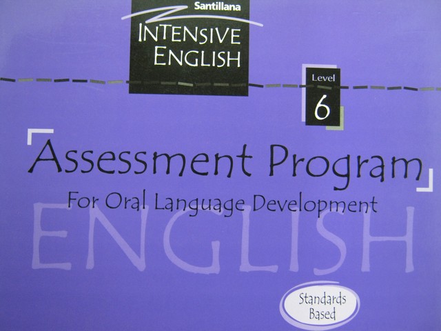 (image for) Intensive English 6 Assessment Program for Oral Language (P)