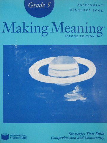 (image for) Making Meaning 2nd Edition 5 Assessment Resource Book (P)