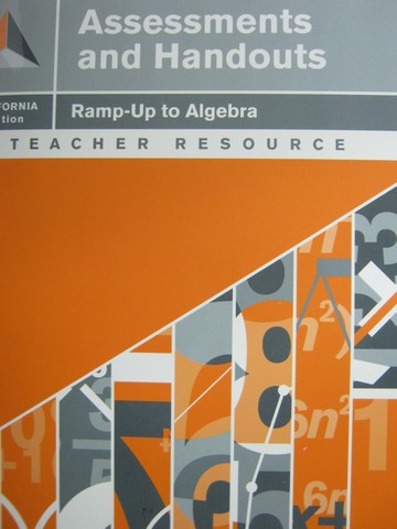 (image for) Ramp-Up to Algebra Assessments & Handouts (CA)(TE)(P)