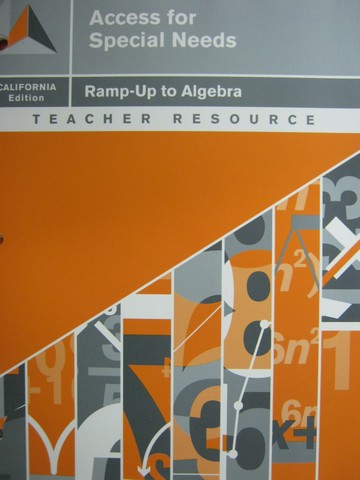 (image for) Ramp-Up to Algebra Access for Special Needs (CA)(TE)(P)