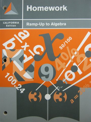 (image for) Ramp-Up to Algebra California Edition Homework (CA)(P)