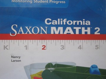 (image for) California Saxon Math 2 Monitoring Student Progress (Binder)