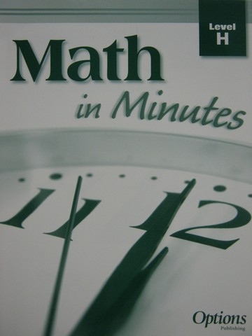 (image for) Math in Minutes Level H (P) by Linda Bullock