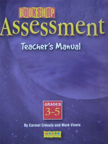 (image for) Bookshop 3-5 Assessment TM (TE)(Spiral) by Crevola & Vineis