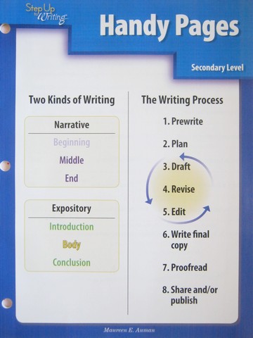 (image for) Step Up to Writing 3rd Edition Secondary Handy Pages (P)