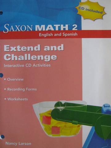 (image for) Saxon Math 2 Extend & Challenge Interactive CD Activities (P)
