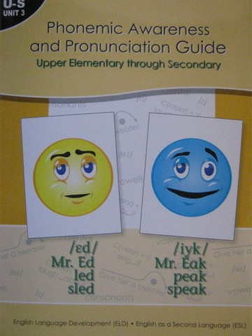 (image for) Phonemic Awareness & Pronunciation Guide U-S Unit 3 (TE)(Spiral)