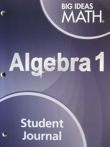 (image for) Big Ideas Math Algebra 1 Student Journal (P) by Larson & Boswell