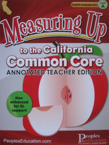 (image for) Measuring Up Common Core English Language Arts Level A ATE (P)