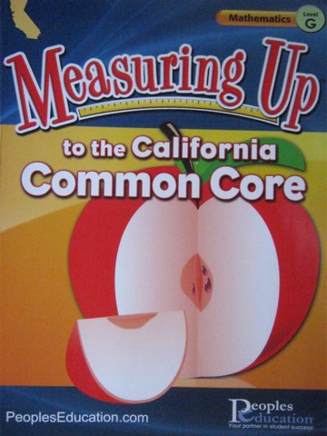 (image for) Measuring Up Common Core Mathematics Level G (CA)(P) by Urban
