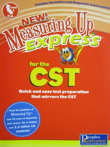 (image for) Measuring Up Express for the CST Level E ELA (P) by Diane Miller