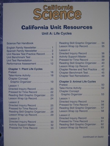 (image for) California Science 2 Unit Resources (CA)(P)(PK)