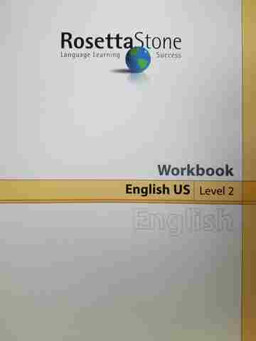 (image for) Rosetta Stone English US Level 2 Workbook (P)
