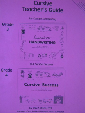 (image for) Handwriting Without Tears Grades 3-4 Cursive TG 7e (TE)(P)