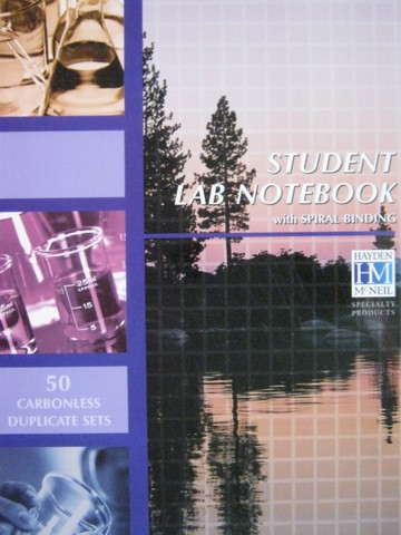 Chemistry Student Lab Notebook (Spiral) (image for) Chemistry Student Lab Notebook (Spiral)