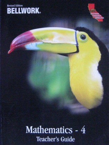(image for) Bellwork Mathematics 4 Revised Edition TG (CA)(TE)(P) by De Pue,