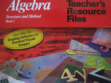 (image for) Algebra Structure & Method Book 1 TRF (TE)(Box)