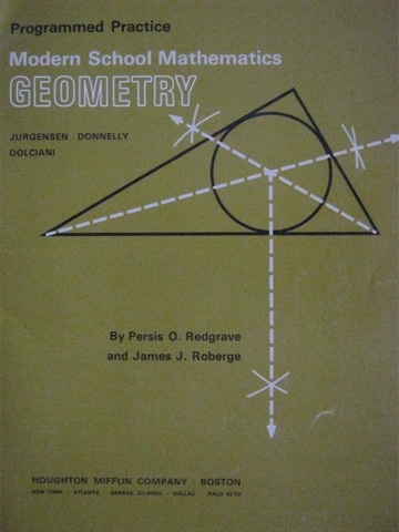 (image for) Modern School Mathematics Geometry Programmed Practice (P)