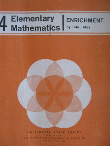 (image for) Elementary Mathematics 4 Enrichment (P) by Lola J May