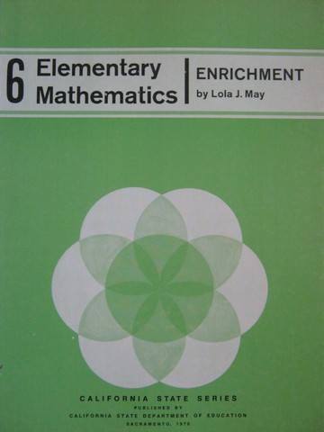 (image for) Elementray Mathematics 6 Enrichment (CA)(P) by Lola J May