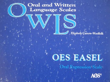 (image for) Oral & Written Language Scales OES Easel (Spiral)