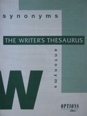 (image for) Writer's Thesaurus Level 1 (P) by Orciuch & Sullivan-Beall