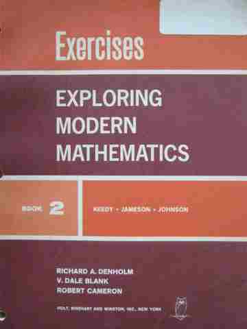 (image for) Exploring Modern Mathematics Book 2 Exercises (P) by Denholm,