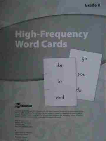 (image for) Wonders K High-Frequency Word Cards (Pk)