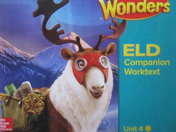(image for) Wonders 5.4 ELD Companion Worktext (CA)(P) by August, Echevarria