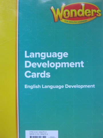 (image for) Wonders 4-6 ELD Language Development Cards (Pk)